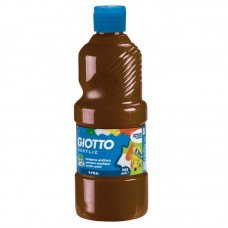 GIOTTO TEMPERA PRONTA ACRILICA IN BOTTIGLIA DA 500ML MARRONE