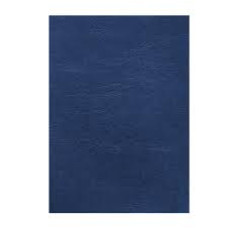 CARTONCINO PER RILEGARE GOFFRATO A4 250 GR. BLU CONF.100 COPERTINE
