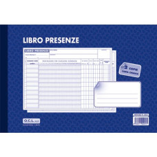 BLOCCO LIBRO PRESENZE 50FG 305X216 CARTA CHIMICA