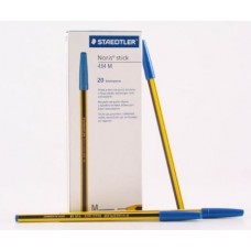 STAEDTLER NORIS STICK 434 M CONF.20 PENNE BLU