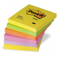 POST IT NEON 76X76 (CLASSICO) 100 FG - CONF 6 - ROSA NEON