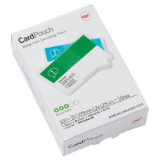 POUCHES GBC PER PLASTIFICAZIONE A CALDO – 6,7X9,9 CM – 2X125 MICRON – FINITURA LUCIDA – CONF. 100 PEZZI