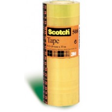 3M SCOTCH 508 NASTRO ADESIVO 19X33 CONF. 8 PZ.