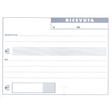 BLOCCO RICEVUTE GENERICHE 50X2 DOPPIA COPIA AUTORICALCANTE15X10 CM