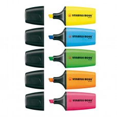 STABILO BOSS MINI EVIDENZIATORI BLISTER DA 5 COLORI ASSORTITI