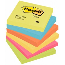 POST IT ENERGETIC 76X76 100 FG CONF.6 COLORI ASSORTITI