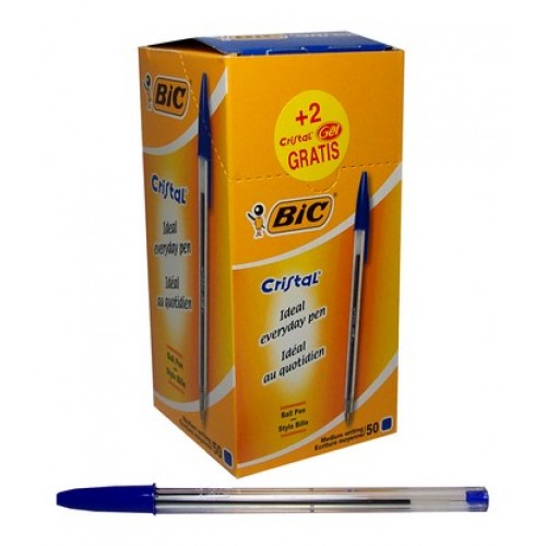 BIC Cristal Re'New, Penna Ricaricabile Nera a Sfera, Fusto in Metallo  (Punta 1mm), Confezione 1