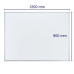 FRANKEN VALUELINE LAVAGNA BIANCA MAGNETICA IN ACCIAIO 120X90 CM
