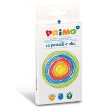 PRIMO PASTELLI AD OLIO COLORI ASSORTITI ASTUCCIO 12 PASTELLI