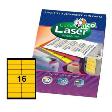 SCAT.1120 ETICHETTE LASER 99X34 GIALLO FLUORESCENTE