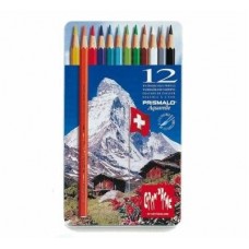 CARAN D'ACHE PASTELLI ACQUARELLABILI SCATOLA METALLO CF.12 COLORI