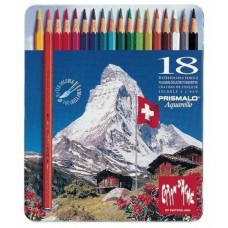 CARAN D'ACHE PASTELLI ACQUARELLABILI SCATOLA METALLO CF.18 COLORI