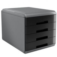 ARDA CASSETTIERA 4 CASSETTI MYDESK NERO