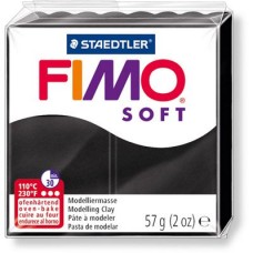 FIMO SOFT PASTA X MODELLARE PANETTO 57GR. NERO
