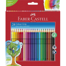 FABER CASTELL COLOUR GRIP ASTUCCIO 24 MATITE ACQUARELLABILI