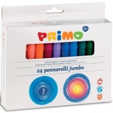 PRIMO PENNARELLI JUMBO SCATOLA 24 COLORI ASSORTITI