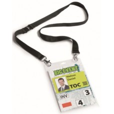 DURABLE-PORTANOME A6 CON CORDONCINO NERO CF.10