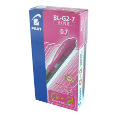 PILOT G2 PENNA GEL A SCATTO PUNTA 0,7 CONF.12 PENNE ROSA