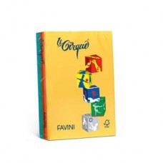 FAVINI LE CIRQUE 5 COLORI FORTI ASSORTITI  A4 500FF. 80GR