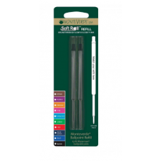 MONTEVERDE BLISTER 2 REFILL BALLPOINT NERO COMPATIBILI WATERMAN