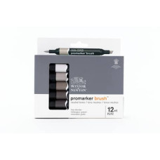 WN BRUSHMARKER PENNARELLO PANTONE CONF.12 PENNARELLI COLORI GRIGI PIU 1 BLENDER