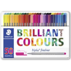 STAEDTLER TRIPLUS FINELINER CF.50 COLORI BRILLANTI ASSORTITI