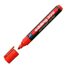 EDDING 300 PERMANENT MARKER PUNTA TONDA ROSSO CONF 10 PZ.