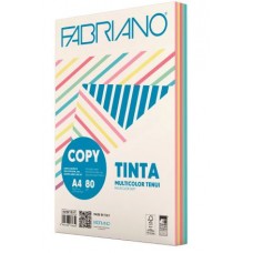 FABRIANO COPY TINTA A4 80GR MULTICOLOR 5 COLORI TENUI 250FF