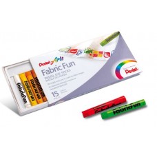 PENTEL FABRIC FUN PASTELLI PER TESSUTI CF.15 COLORI ASSORTITI