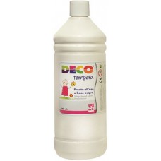 DECO TEMPERA FLACONE 500ML. BIANCO