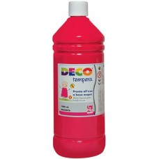 DECO TEMPERA FLACONE 1 LITRO MAGENTA