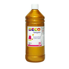 DECO TEMPERA FLACONE 1 LITRO ORO