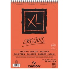 CANSON ALBUM XL SCHIZZO A3 CROQUIS SPIRALATO 120FF 90GR.