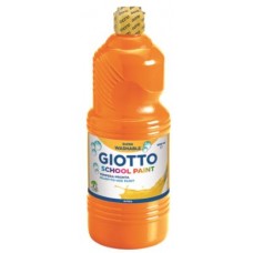 GIOTTO TEMPERA PRONTA IN BOTTIGLIA DA UN LITRO 1000ML ARANCIONE