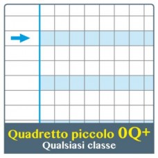 ONE COLOR QUADERNO PER DISGRAFICI MAXI Q PLUS 100GR CONF.6