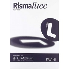 RISMALUCE CARTA 200 GR. A3 PACCO 125 FOGLI BIANCO