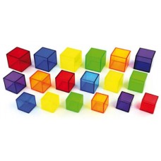 54 CUBI TRASPARENTI MISURE E COLORI