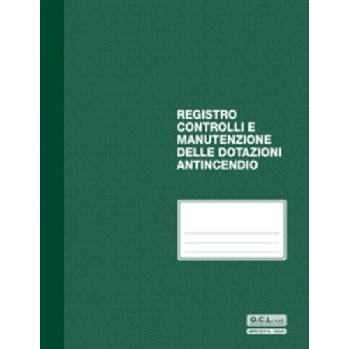 REGISTRO CONTROLLI - MANUTENZIONE DOTAZIONI ANTINCENDIO CF.5