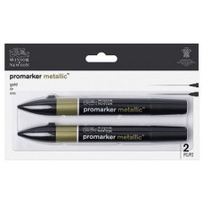 WN PROMARKER PANTONE PENNARELLO SET 2 METALLIC GOLD