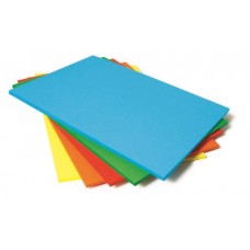 CWR CARTA COLORATA COLORI FORTI 200GR A3 PACCO 100FG 5 COLORI ASSORTITI