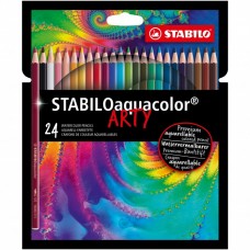 STABILO AQUACOLOR ARTY SCATOLA CARTONE 24 COLORI