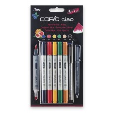 COPIC CIAO PENNARELLO SUPER BRUSH E MEDIUM BROAD SET COLORI HUE