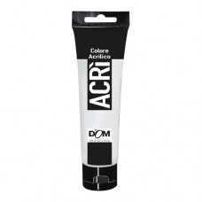 DOM  COLORE ACRILICO - TUBO ML.100 - BIANCO DI ZINCO 11535/103