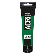 DOM  COLORE ACRILICO - TUBO ML.100 -  VERDE PERMANENTE 11535/538