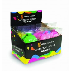ESPOSITORE ASTUCCIO IN SILICONE WALLY CON CHIUSURA A CLIP CONF. 24 PZ