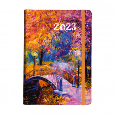 AGENDA 2023 GIORNALIERA S/D ABB 9X13 PAINTING CON ELASTICO FANTASIE ASSORTITE