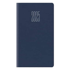 AGENDA 2024 SETTIMANALE TASCABILE 8X14 GOMMATO BLU