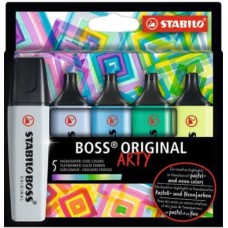 STABILO BOSS ARTY .5 COLORI FREDDI