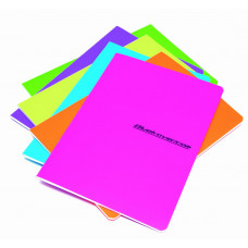 BLUEKOVER QUADERNO GRANDE  A4 COPERTINA IN PP FLUO 80GR  QUADRETTO 5MM