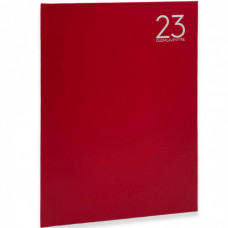 AGENDA 2023 GIORNALIERA GRANDE A4  21X29,7 ROSSO